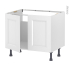 #Meuble de cuisine Sous évier <br />STATIC Blanc, 2 portes, L80 x H57 x P58 cm 