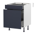 #Meuble de cuisine Range épice <br />TIA Bleu nuit, 3 tiroirs, L60 x H70 x P58 cm 