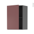 #Meuble de cuisine gris Haut ouvrant <br />TIA Rouge terracotta, 1 porte, L50 x H70 x P37 cm 