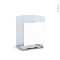 HELIA Blanc - Rénovation 18 - Porte N°16 - Lave vaisselle intégrable - L60 x H57 cm