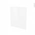 #HELIA Blanc Rénovation 18 <br />Porte N°21, Lave linge, L60 x H70 cm 