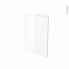 #IPOMA Blanc brillant Rénovation 18 <br />Porte N°87, Lave vaisselle full intégrable, L45 x H70  cm 