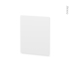 #IPOMA Blanc mat - Rénovation 18 - joue N°78 - Avec sachet de fixation - L60 x H70 Ep.1.2 cm