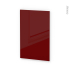 #Finition cuisine - Habillage arrière îlot N°96 - IVIA Rouge  - Avec sachet de fixation - à redécouper - L60 x H92 x Ep 1,6 cm