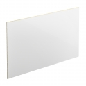 Crédence salle de bains N°108 - Décor Blanc brillant - Stratifié - L300 x H64 x E0,9 cm - PLANEKO