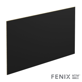 Crédence de cuisine N°117 - Décor Noir Mat FENIX NTM ® - Stratifié - L300 x H64 x E0,9 cm - PLANEKO