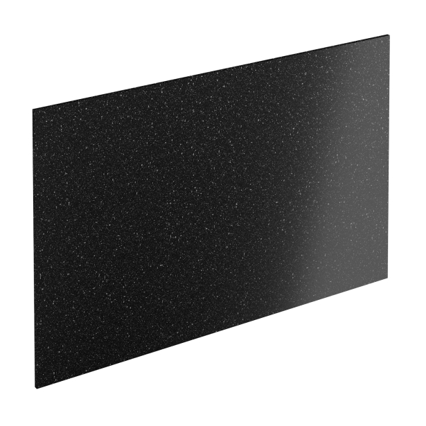 Crédence salle de bains N°309 Décor Noir galaxie <br />Stratifié, L300 x H64 x E0,9cm, PLANEKO 