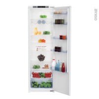 Réfrigérateur 309L - Intégrable 177cm - BEKO - BSSA315E4SFN