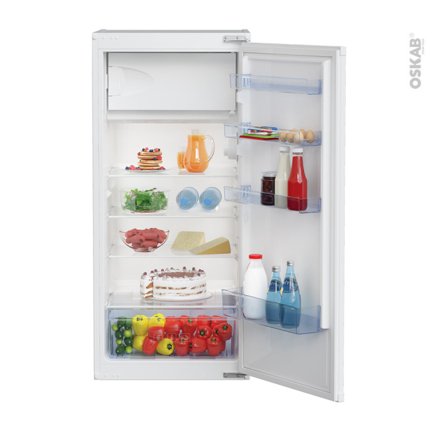 Réfrigérateur 175L Intégrable 122cm <br />BEKO, BSSA300M4SN 