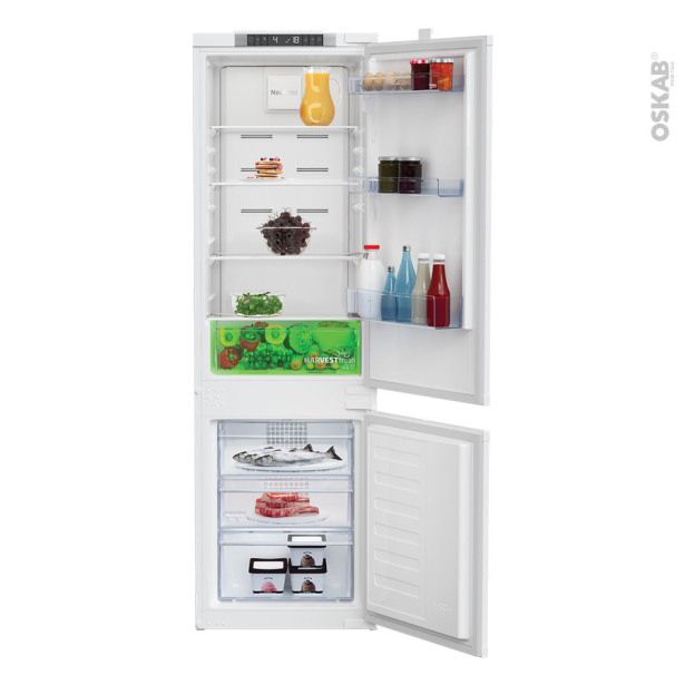Réfrigérateur 254L Intégrable 177cm <br />BEKO, BCNA254E43SN 