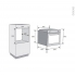 #Four encastrable pyrolyse - Multifonction 70L - Inox Anti Trace - CANDY - FCS886X