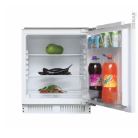Réfrigérateur 135L - Intégrable 82cm - CANDY - CMLS68EW
