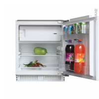 Réfrigérateur 111L - Intégrable 82cm - CANDY - CRU164NE/N