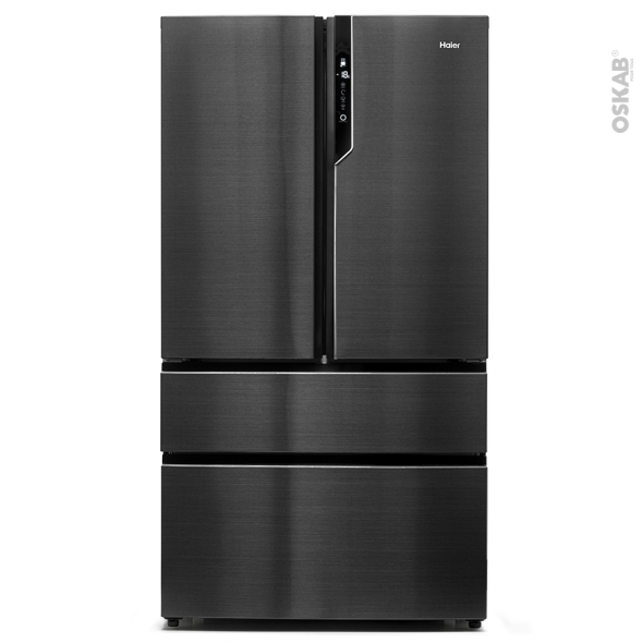 Réfrigérateur combiné 750L - Pose libre 190cm - Finition Inox foncé - HAIER - HB26FSNAAA