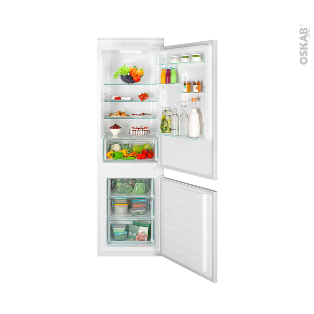 Réfrigérateur Combiné 263L Intégrable 177cm CANDY CBL3518EVW - Oskab