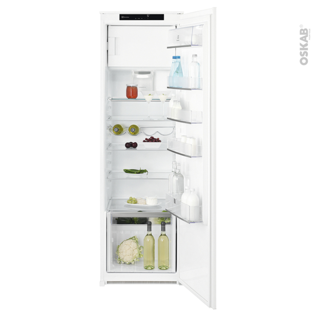 Réfrigérateur 178cm Intégrable 260L <br />Blanc,  ELECTROLUX, KFD6DE18S 