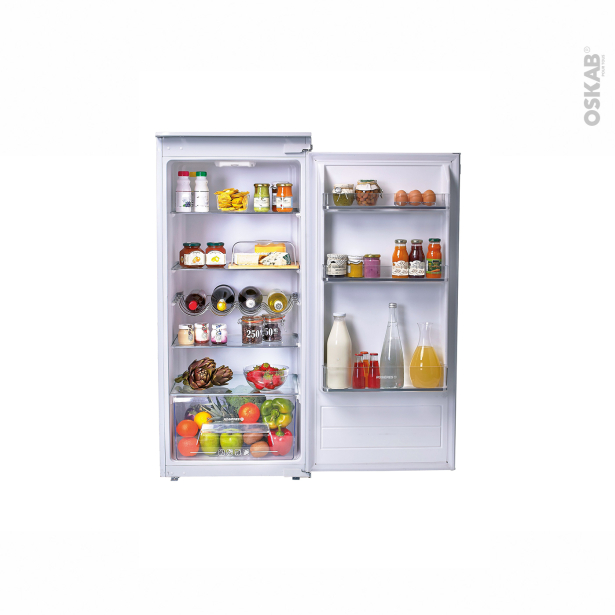 Réfrigérateur 197L Intégrable 122cm <br />ROSIERES, RSLP 122/N 