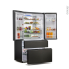 #Réfrigérateur combiné 750L - Pose libre 190cm - Finition Inox foncé - HAIER - HB26FSNAAA