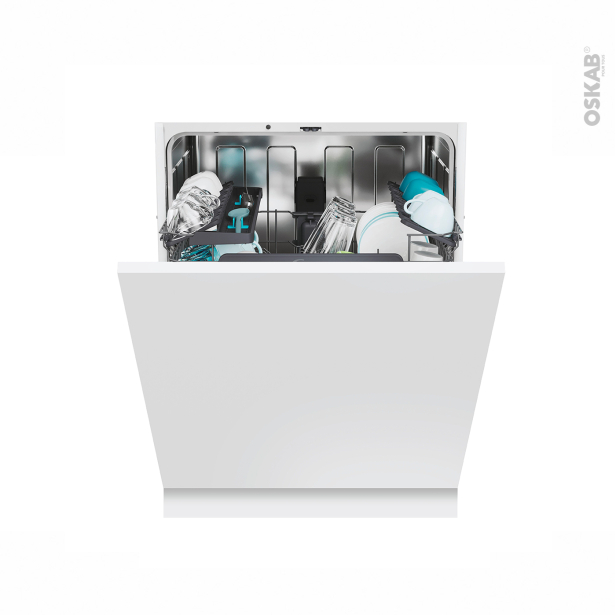 Lave vaisselle 60cm Full Intégrable 14 couverts CANDY CS4C4L0W - Oskab