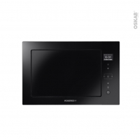 Micro-ondes grill - Intégrable 38cm -  28L - Noir - ROSIERES - RMGS28PNPRO