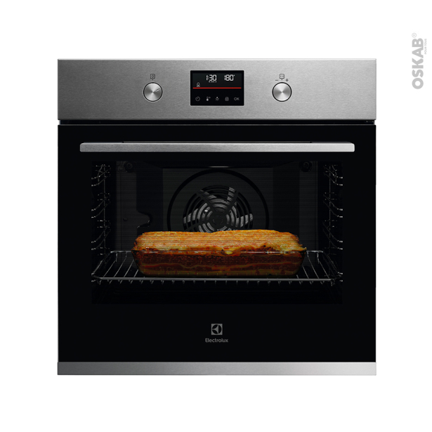 Four Multifonction Pyrolyse 72L <br />Inox, ELECTROLUX, KOFFP46TX0 