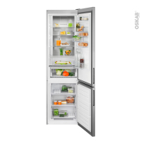 Réfrigérateur combiné 366L - Pose libre 201 cm - Inox Anti Trace - ELECTROLUX - LNT7ME36X3