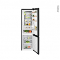 Réfrigérateur combiné 360L - Pose libre 201 cm - Noir - ELECTROLUX - LNT7ME34K1
