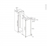 #Réfrigérateur 181L Intégrable 122cm <br />FRIONOR, FI12224E 