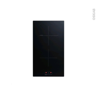 Plaque induction aspirante 4 foyers Verre Noir ELECTROLUX KCC84450 - Oskab