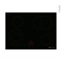 #Plaque de cuisson 4 feux - Vitrocéramique 75cm - Verre Noir - FRIONOR - PVS754
