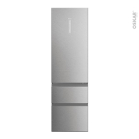 Réfrigérateur Multiporte 414L - Pose libre 205cm - Finition Inox - HAIER - HTW5620DNMG