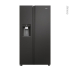 #Réfrigérateur américain 601L Pose libre 177.5cm <br />Total Black, HAIER, HSW59F18EIPT 