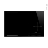 Plaque Induction - 4 foyers - Verre Noir - SMEG - SI1F7845B