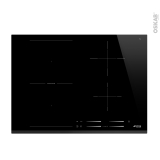 Plaque Induction - 4 foyers - Verre Noir - SMEG - SI1M7743B