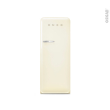 Réfrigérateur combiné 270L - Pose libre 153cm - ouverture à droite - Crème - SMEG - FAB28RCR5