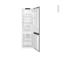 Réfrigérateur combiné 254L - Intégrable 178cm - Blanc - SMEG - C8174TNE