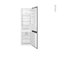 Réfrigérateur combiné 262L - Intégrable 178cm - Blanc - SMEG - C3170NF
