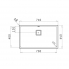 #Evier de cuisine - LAGO - Inox lisse - 1 cuve carré 74 x 44 cm - à encastrer affleurant