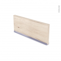 Plinthe de cuisine - Rénovation 18 - IKORO Chêne clair - avec joint d'étanchéité - L220xH15,4 cm
