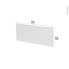 #Façades de cuisine - Face tiroir N°11 - IPOMA Blanc brillant - L80 x H35 cm