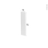 #Façades de cuisine - Porte N°17 - IRIS Blanc - L15 x H70 cm