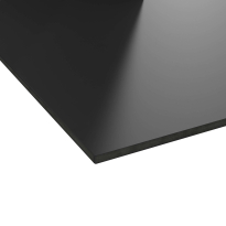 PLANEKO - Plan de travail sur mesure - Compact - Décor Noir Mat FENIX NTM ® N°117CT - 12mm