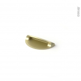 Poignée de meuble - de cuisine N°73 - Laiton brossé - 7,8 cm - Entraxe 64 mm - SOKLEO