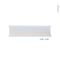 SOKLEO - Poignée de cuisine - Pour meuble alu blanc vitré - 15cm