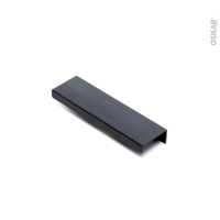 Poignée de meuble - de cuisine N°85 - Noir - 13 cm - Entraxe 90 mm - SOKLEO