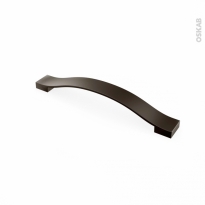 Poignée de meuble - de cuisine N°43 - Gris anthracite métal - 19,3 cm - Entraxe 160 mm - SOKLEO