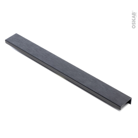 Poignée de meuble - de cuisine N°85 - Noir - 35 cm - Entraxe 250 mm - SOKLEO