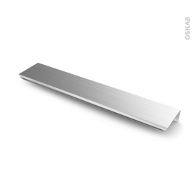 Poignée de meuble - de cuisine N°11 - Inox brossé - 22 cm - Entraxe 192 mm - SOKLEO