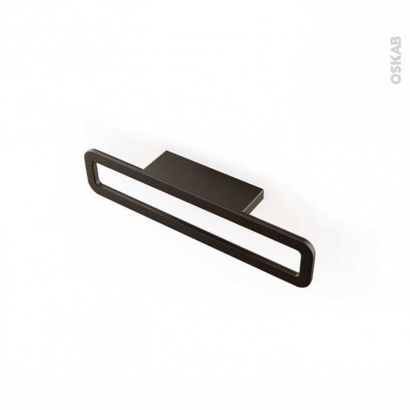 Poignée de meuble - de cuisine N°39 - Noir - 16,6 cm - Entraxe 64 mm - SOKLEO