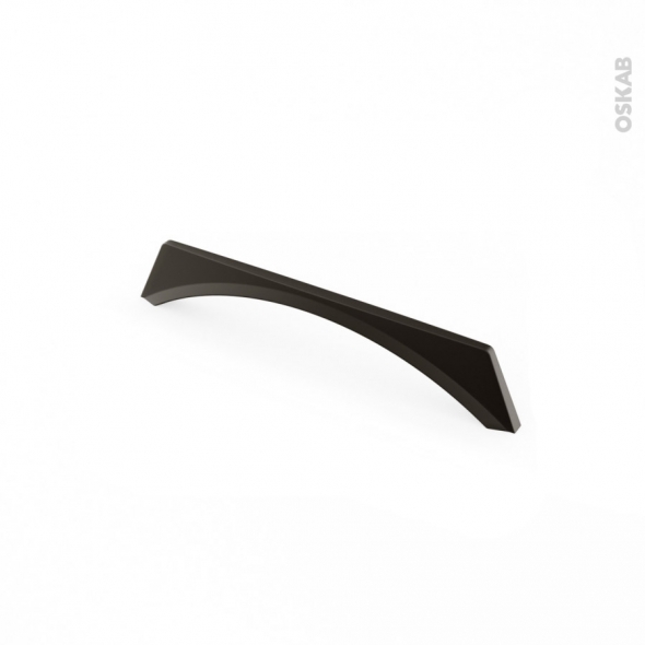 Poignée de meuble - de cuisine N°42 - Chrome noir mat - 17,3 cm - Entraxe 160 mm - SOKLEO